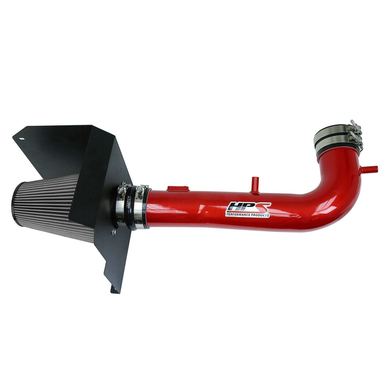 HPS Red Cold Air Intake Kit with Heat Shield for 14-18 Chevy Suburban 5.3L V8