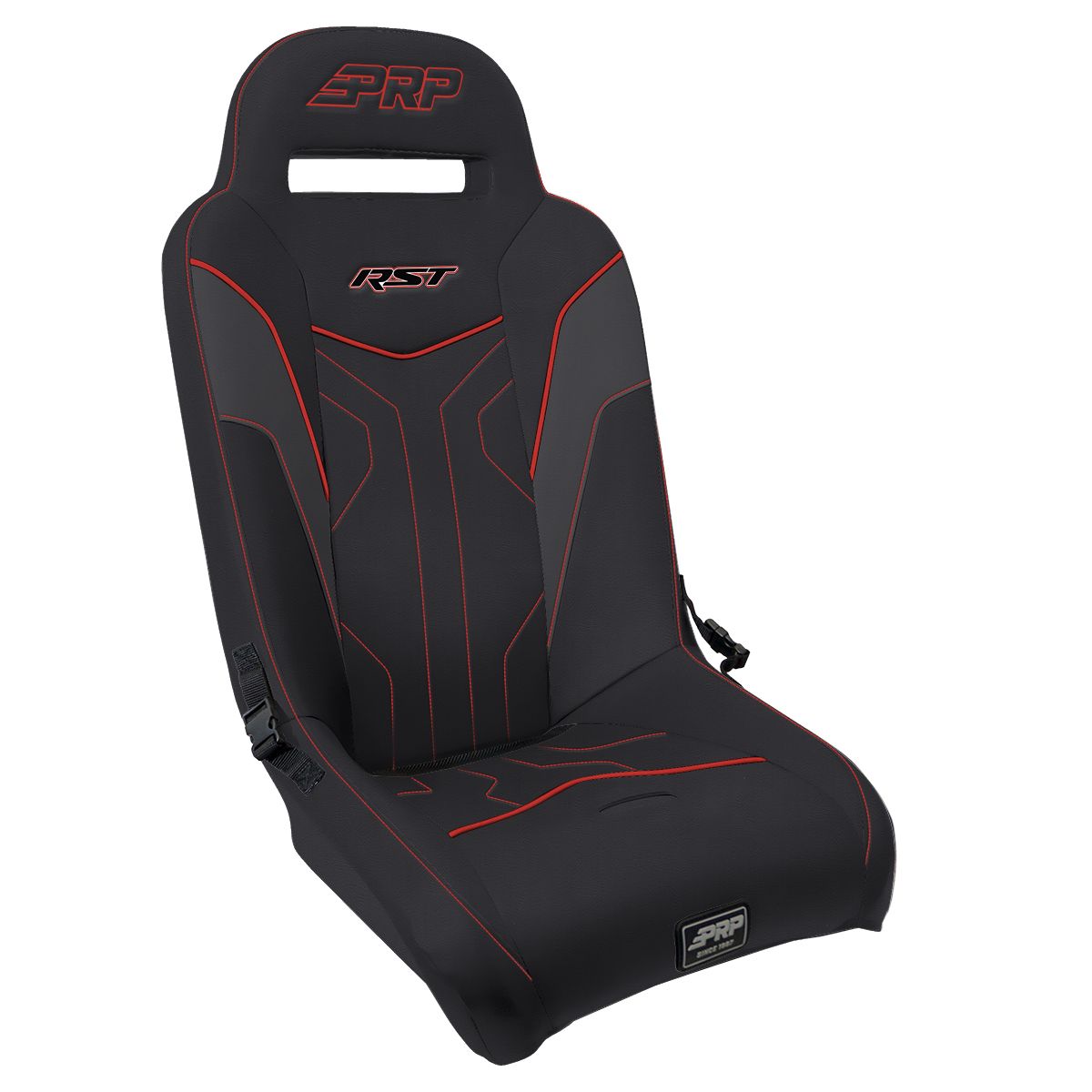 PRP RST Rear Suspension Seat- Black/Red