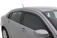 Thumbnail for AVS 07-10 Chrysler Sebring Ventvisor In-Channel Front & Rear Window Deflectors 4pc - Smoke