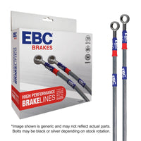 Thumbnail for EBC 2003 Chevrolet Silverado 1500 (4WD) Ext Cab (330mm Rear Rotors) Stainless Steel Brake Line Kit