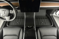 Thumbnail for 3D Maxpider 17-21 Tesla Model X Folding 7-Seat Elitect 1st 2nd 3rd Row - Floor Mat Set (Black)