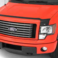 Thumbnail for AVS 14-18 Ford Transit Aeroskin Low Profile Acrylic Hood Shield - Smoke