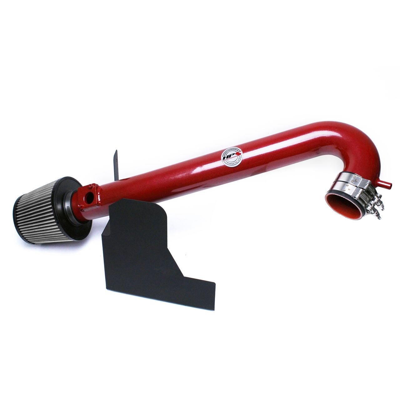 HPS Red Shortram Air Intake + Heat Shield for 12-16 Subaru Impreza 2.0L Non Turbo