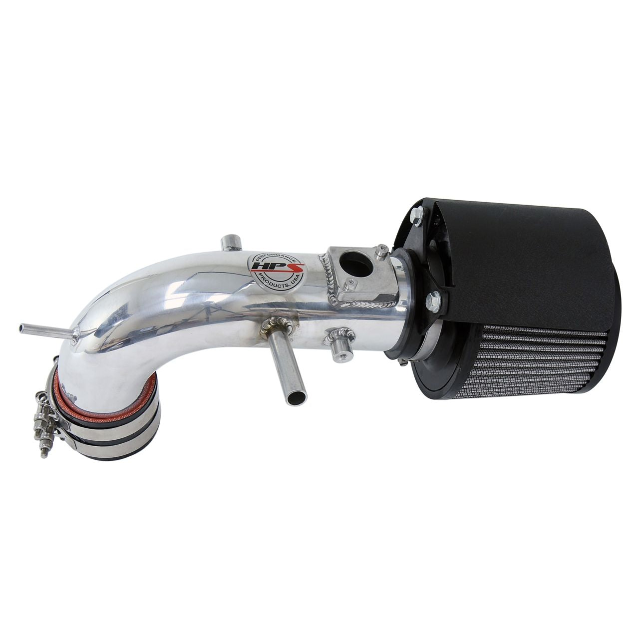 HPS Shortram Air Intake 2013-2018 Toyota Rav4 2.5L, Includes Heat Shield, Polish