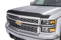 Thumbnail for AVS 16-18 Nissan Titan XD Aeroskin II Textured Low Profile Hood Shield - Black