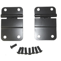 Thumbnail for Rugged Ridge 76-86 Jeep CJ Black Lower Tailgate Hinge Set