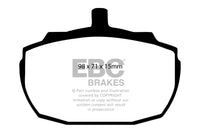 Thumbnail for EBC 91-93 Morgan 4/4 1.6 Greenstuff Front Brake Pads