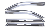 Thumbnail for Putco 19-20 Ram 1500 - Crew Cab (Set of 4) Element Chrome Window Visors