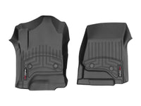 Thumbnail for WeatherTech 2014+ Chevrolet Silverado 1500 Vinyl Front FloorLiner - Black (Fits Double / Crew Cab)