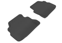 Thumbnail for 3D MAXpider 2007-2013 BMW 3 Series E92 Kagu 2nd Row Floormats - Black