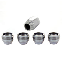 Thumbnail for McGard Wheel Lock Nut Set - 4pk. (Under Hub Cap / Cone Seat) M12X1.5 / 19mm & 21mm Hex / .775in. L