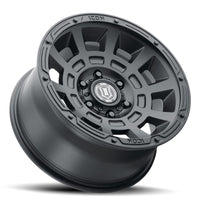 Thumbnail for ICON Thrust 17x8.5 5x4.5 0mm Offset 4.75in BS Satin Black Wheel