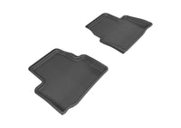 Thumbnail for 3D MAXpider 2013-2019 Cadillac ATS/ATS-V Kagu 2nd Row Floormats - Black