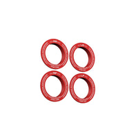 Thumbnail for fifteen52 Holeshot RSR Center Ring - Corner Designation Set of Four - Red