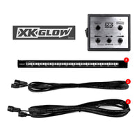 Thumbnail for XK Glow Tube Strobe Lights w/ Traffic Modes Ultra Bright LEDs + Solid On - White 8pc 12in