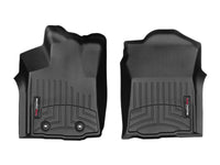 Thumbnail for WeatherTech 16+ Toyota Tacoma Double Cab (Auto Trans Only) Front Floorliner - Black