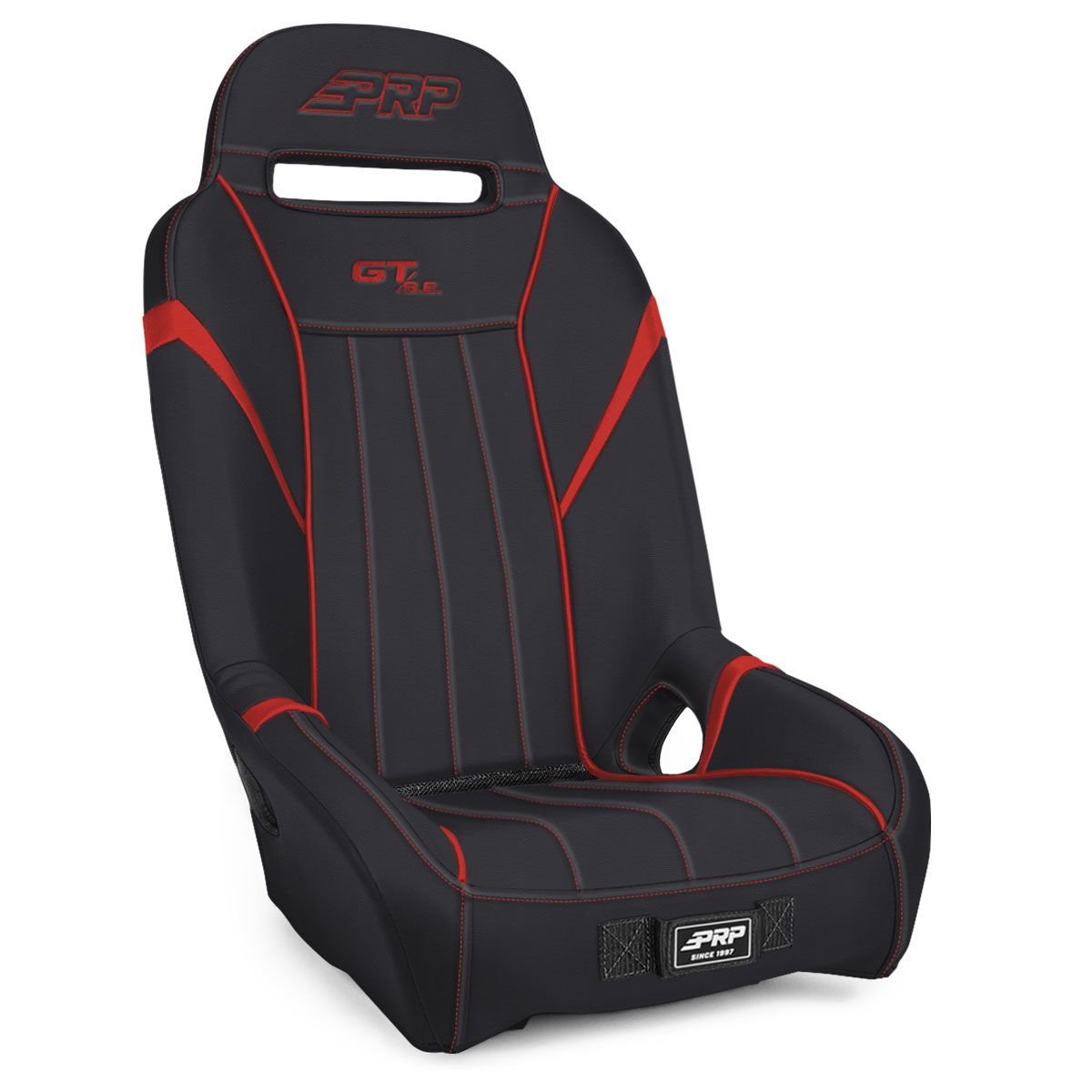 PRP Polaris RZR PRO XP/PRO R/Turbo R GT/S.E. Suspension Seat- Black/Red