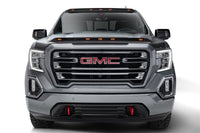 Thumbnail for AVS 19-22 GMC Sierra 1500 Aeroskin Low Profile Hood Shield w/ Lights - Black