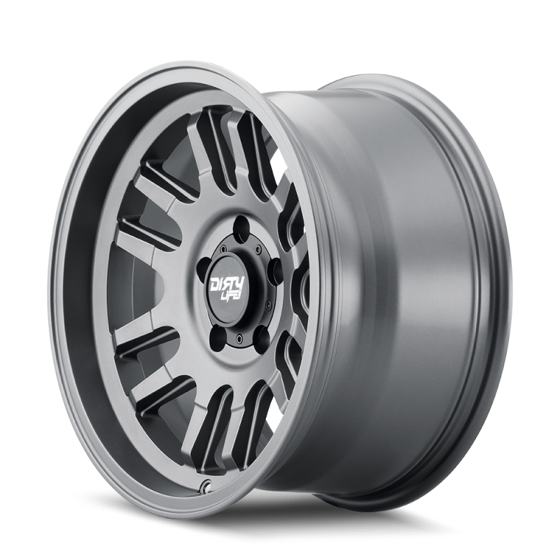 Dirty Life 9310 Canyon 17x9 / 6x139.7 BP / -12mm Offset / 106mm Hub Satin Graphite Wheel