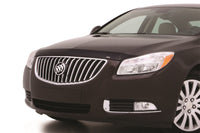 Thumbnail for AVS 11-13 Buick Regal (Grille Fascia Mount) Aeroskin Low Profile Acrylic Hood Shield - Smoke