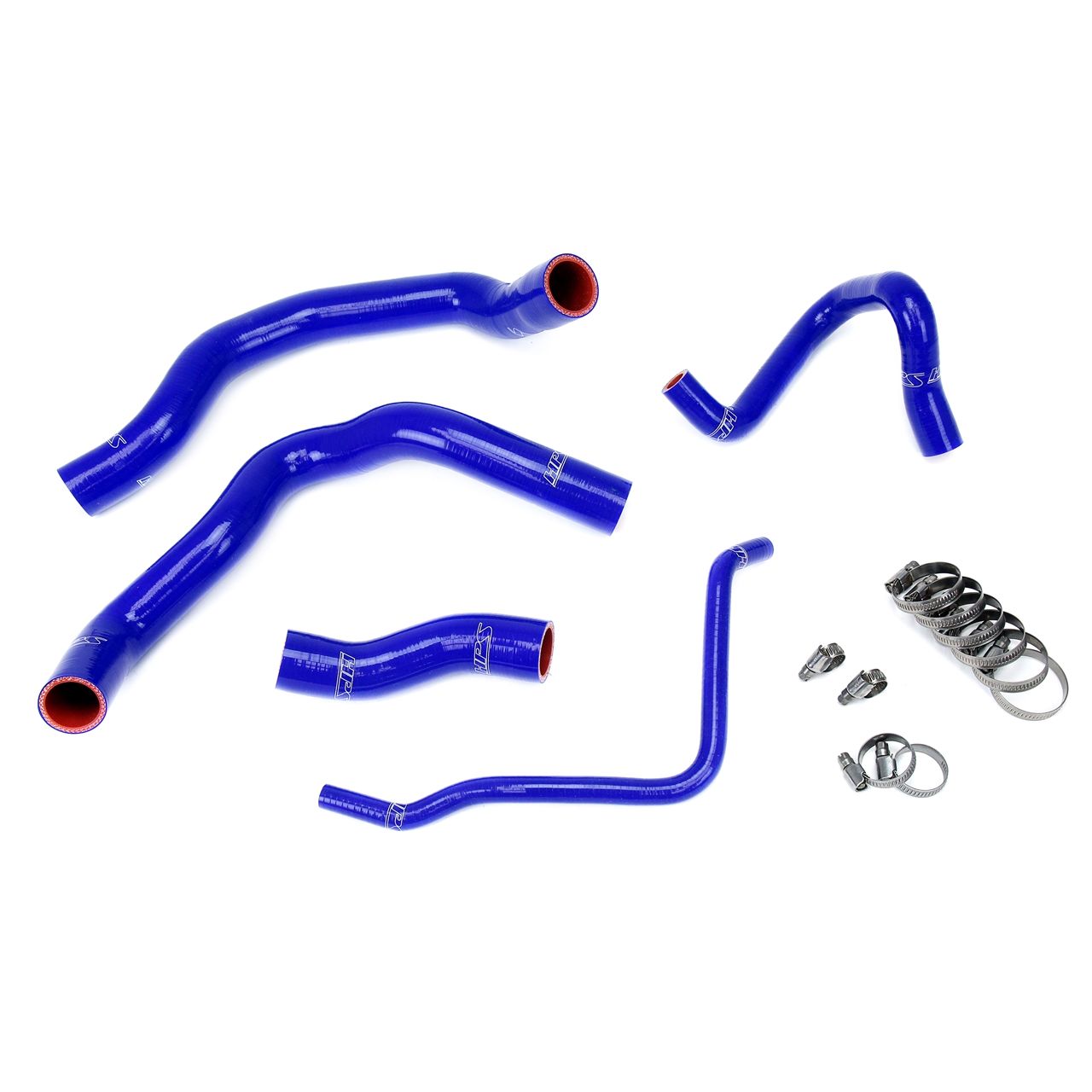 HPS Blue Reinforced Silicone Radiator Hose Kit Coolant for Mini 02-08 Cooper S Supercharged