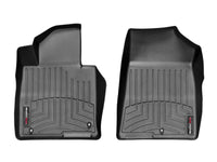 Thumbnail for WeatherTech 15 Hyundai Sonata Front FloorLiners - Black