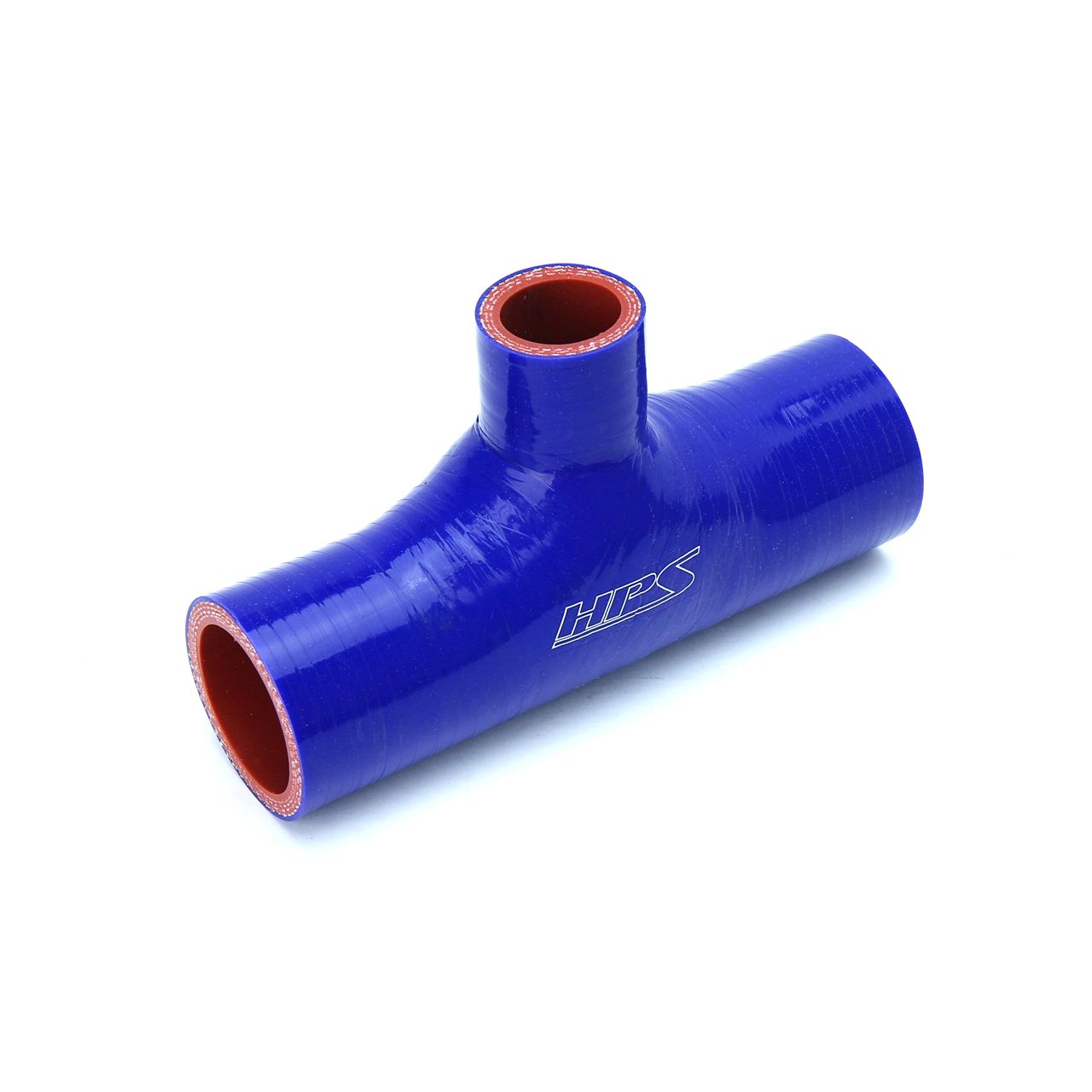 HPS 3" ID , 1" ID branch Blue Silicone Coupler Blow Off Valve T Hose Tee