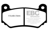 Thumbnail for EBC 08-11 Lotus Exige 1.8 Supercharged (240) Greenstuff Front Brake Pads