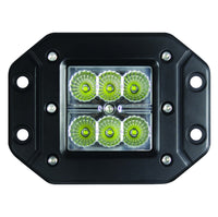 Thumbnail for Hella Value Fit Flush Mount 3in 18W Cube Flood Beam LED Light