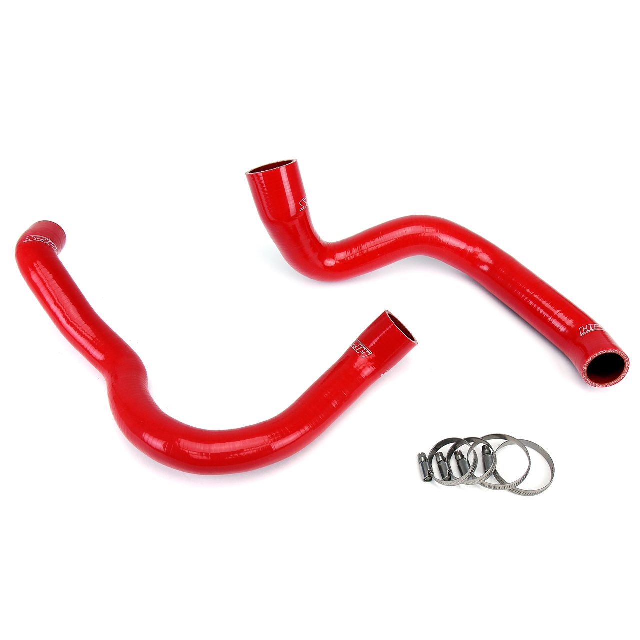 HPS Red Reinforced Silicone Radiator Hose Kit Coolant for Jeep 91-01 Cherokee XJ 4.0L