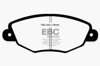 Thumbnail for EBC 01-04 Jaguar X-Type 2.5 Greenstuff Front Brake Pads