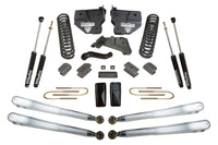 Thumbnail for MaxTrac 13-18 RAM 3500 4WD 4in/1in MaxPro Coil Lift Kit w/4-Link Arms & MaxTrac Shocks