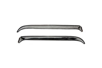 Thumbnail for AVS 90-95 Nissan Pathfinder Ventshade Window Deflectors 2pc - Stainless