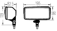 Thumbnail for Hella Headlamp ZFH 0/180GR SW MK MGS12 1FD