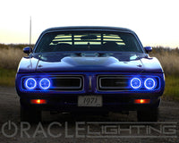 Thumbnail for Oracle Pre-Installed Lights 5.75 IN. Sealed Beam - Blue Halo SEE WARRANTY