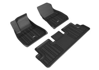 Thumbnail for 3D MAXpider 2018-2019 Tesla Model 3 Kagu 1st Row Floormat - Black