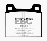 Thumbnail for EBC 73-77 Porsche 911 2.7L Redstuff Front/Rear Brake Pads