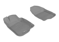 Thumbnail for 3D MAXpider 2008-2012 Chevrolet Malibu Kagu 1st Row Floormat - Gray