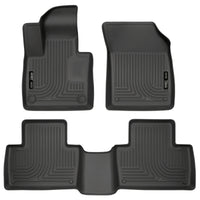 Thumbnail for Husky Liners 2016 Volvo XC90 Classic Style Front and Rear Black Floor Liners