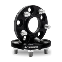 Thumbnail for Mishimoto Wheel Spacers - 5x108 - 63.3 - 25 - M12 - Black