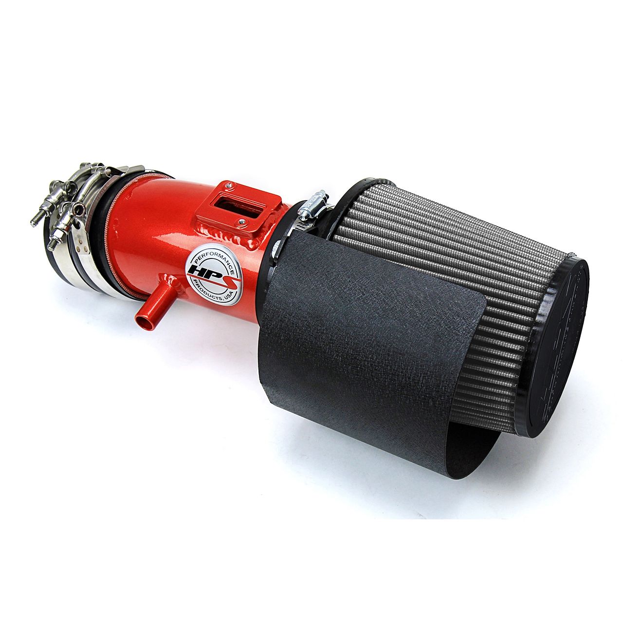 HPS Shortram Air Intake Kit 09-14 Nissan Maxima V6 3.5L, Includes Heat Shield, Red