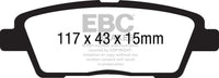 Thumbnail for EBC 10-11 Hyundai Genesis 3.8 Greenstuff Rear Brake Pads