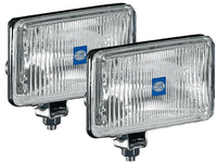 Thumbnail for Hella 450 H3 12V SAE/ECE Fog Lamp Kit Clear - Rectangle (Includes 2 Lamps)