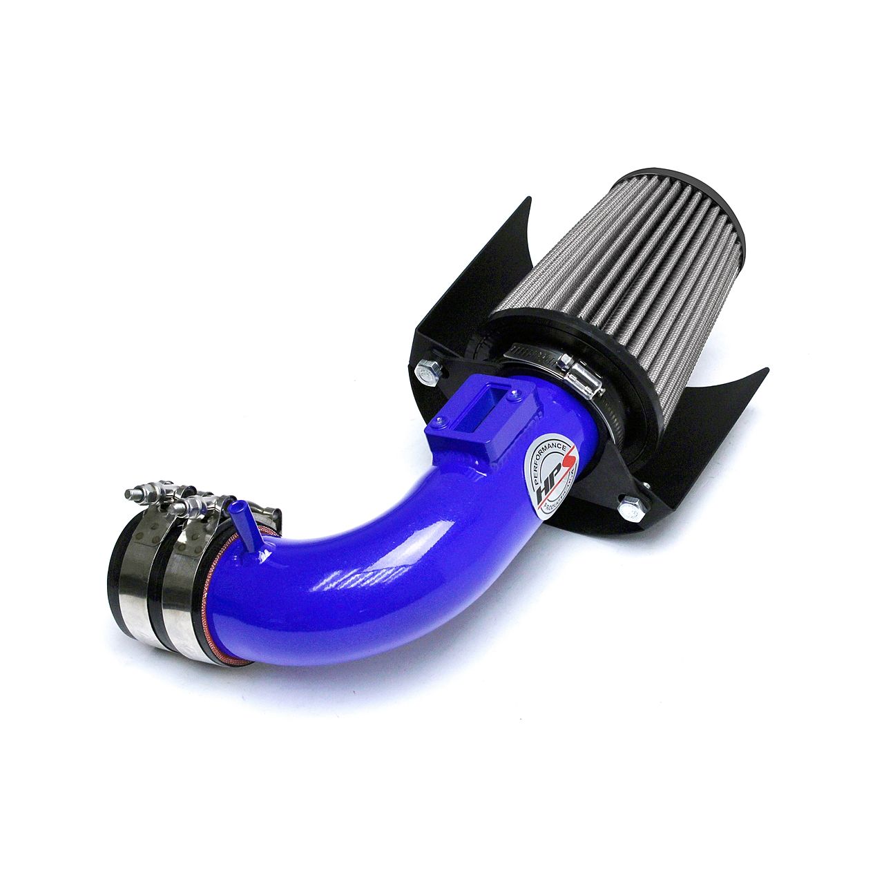 HPS Shortram Air Intake 2015-2017 Honda Fit 1.5L, Includes Heat Shield, Blue