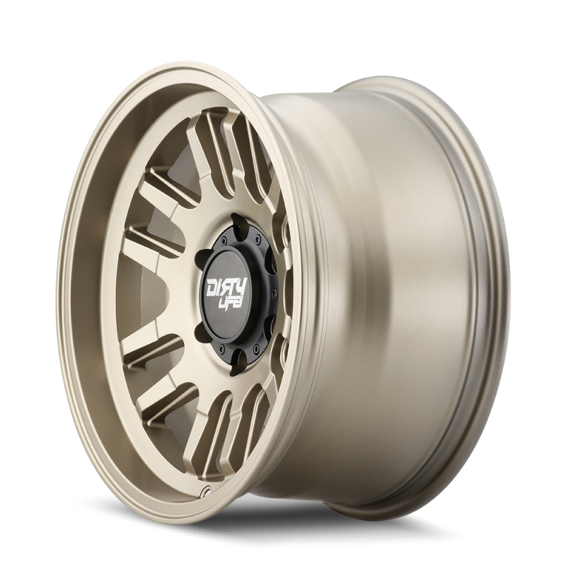 Dirty Life 9310 Canyon 17x9 / 6x139.7 BP / 0mm Offset / 106mm Hub Satin Gold Wheel