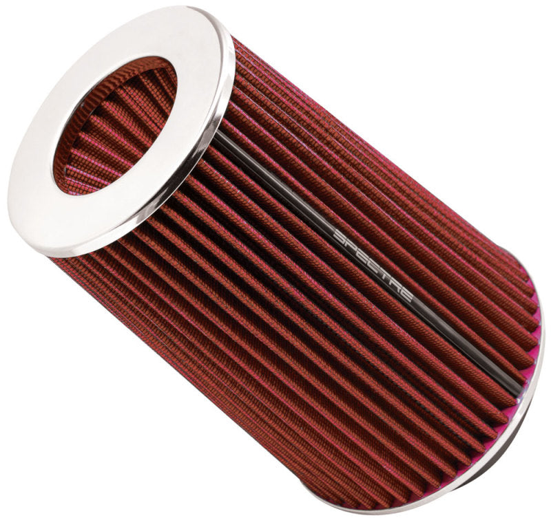 Spectre Adjustable Conical Air Filter 9-1/2in. Tall (Fits 3in. / 3-1/2in. / 4in. Tubes) - Red