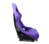 Thumbnail for NRG FRP Bucket Seat PRISMA Edition W/ pearlized Back Purple Alcantara - Large