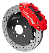 Thumbnail for Wilwood 03-08 Audi A4 Forged Narrow Superlite 6R Front Big Brake Kit 12.88in Rotor Dia (Red) w/ Line