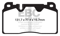 Thumbnail for EBC 12+ Audi Q5 2.0 Turbo (Brembo) Greenstuff Front Brake Pads