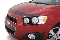 Thumbnail for AVS 12-16 Chevy Sonic Aeroskin Low Profile Acrylic Hood Shield - Smoke